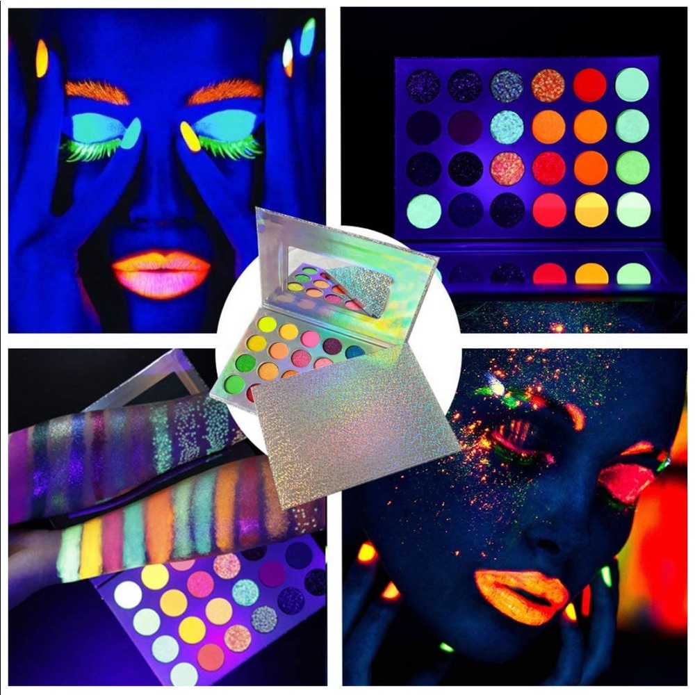 Glow In The Dark Eyeshadow Palette